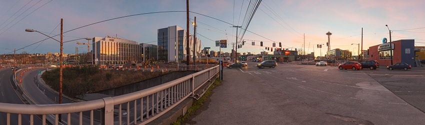 Dexter Ave & Broad St, South Lake Union, Seattle WA