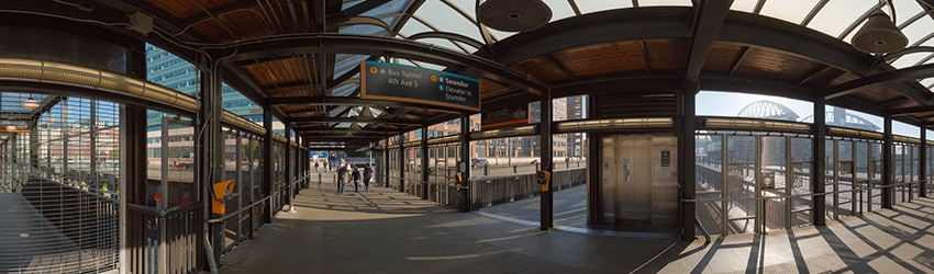 King Street Station Pedestrian Bridge, Seattle WA