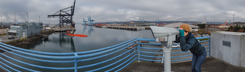 Port of Tacoma Viewpoint, Tacoma WA