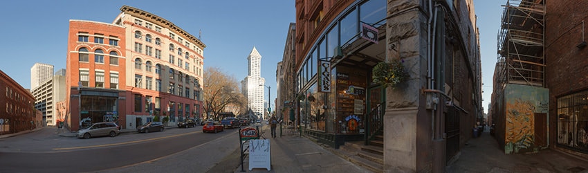 Yesler Way & Firehouse Alley, Pioneer Square, Seattle WA