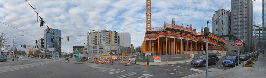 Westlake Ave, Lenora St & 8th Ave, 330-Megapixels, Seattle WA