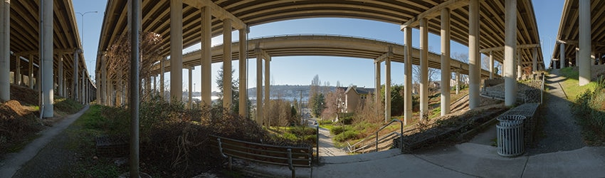 I-5 Colonnade Park, Seattle WA
