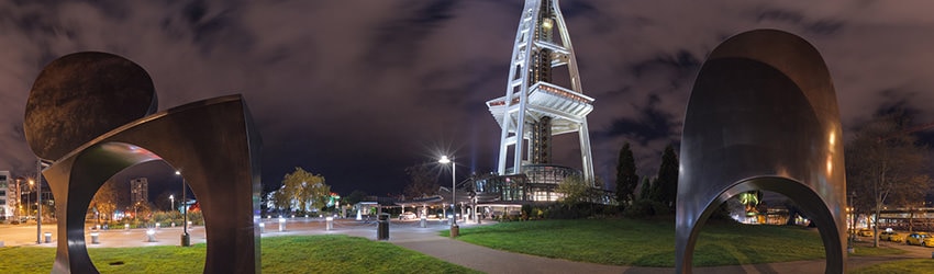 The Space Needle at Night, Seattle WA