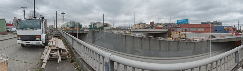 Broad St & Dexter Ave, South Lake Union, Seattle WA