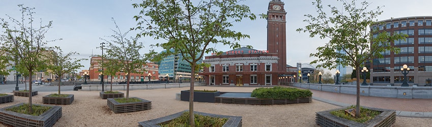 Plaza, King Street Station, Pioneer Square, Seattle