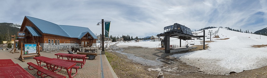 The Summit at Snoqulmie in May, Washington