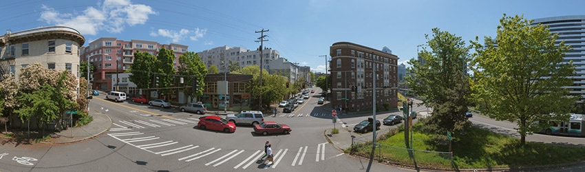 Olive Way & Melrose Ave, Capitol Hill, Seattle WA