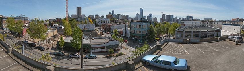 View from SCCC Parking Garage, Capitol Hill, Seattle WA