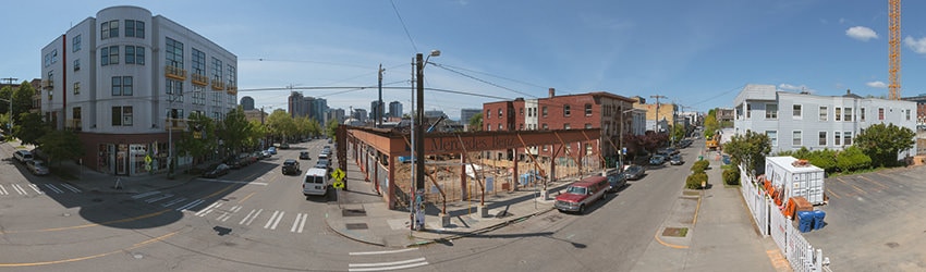 New Construction at Pike St & Boylston Ave, Capitol Hill, Seattle WA