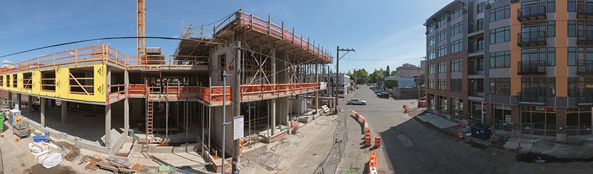 New Construction at 10th Ave & Union St, Capitol Hill, Seattle WA