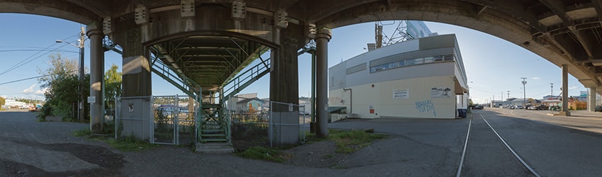 Under the Ballard Bridge, Seattle WA