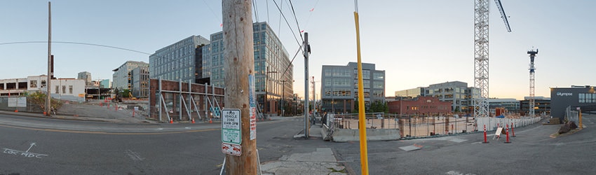 New Construction, Boren Ave & Harrison St, South Lake Union, Seattle WA