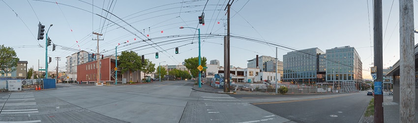 Fairview Ave & Harrison St, South Lake Union, Seattle WA