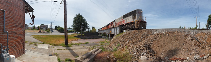 Passing Train, Everett WA