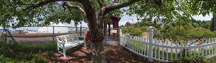 BNSF Mini Park & Flower Garden, Everett WA
