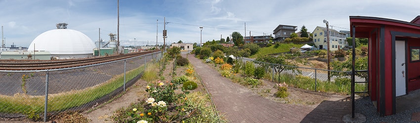 BNSF Mini Park & Flower Garden, Everett WA
