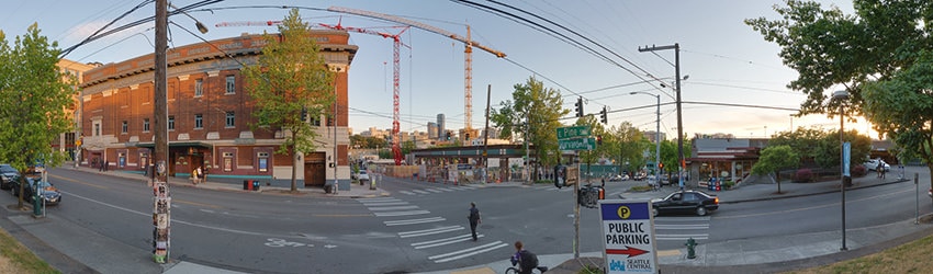 Pine St & Harvard Ave, Capitol Hill, Seattle WA