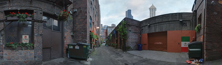 Pioneer Passage Alley, Pioneer Square, Seattle WA