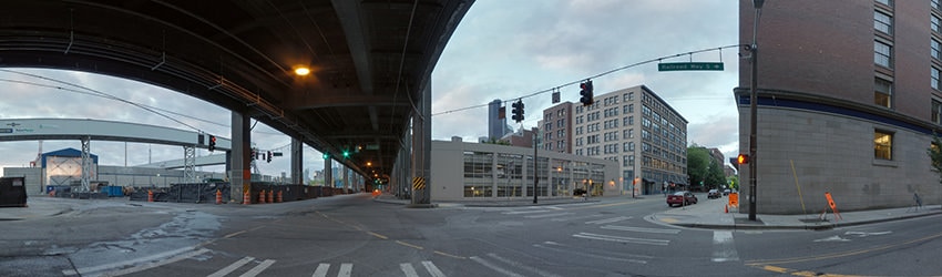 King St & Railroad Way S, Seattle WA