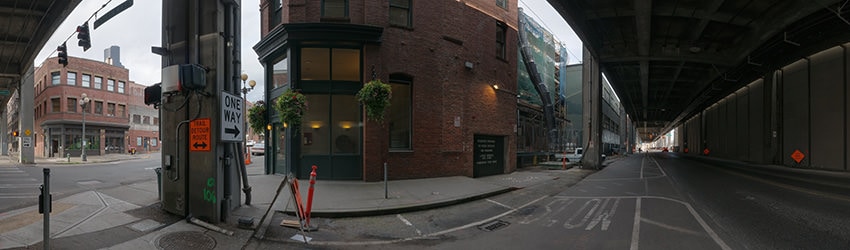Alaskan Way & Main St, Pioneer Square, Seattle WA