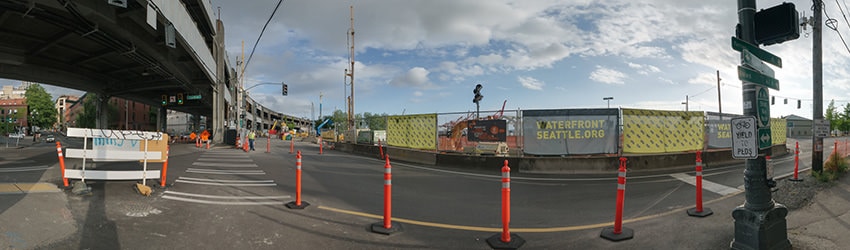 Alaskan Way S & Yesler Way, Seattle WA