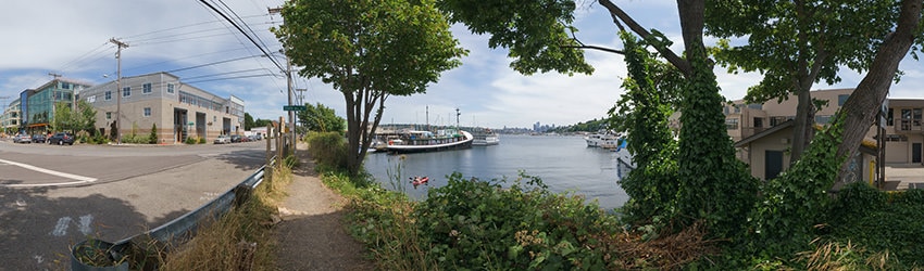 Northlake Way & Sone Way, Wallingford, Seattle WA