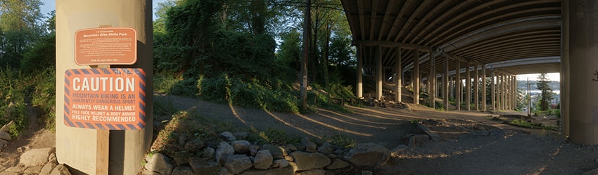 I-5 Colonnade Mountain Bike Park, Seattle WA