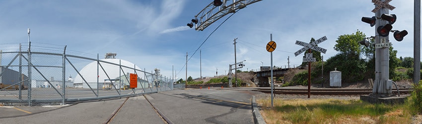 RR Crossing, Bond St, Everett WA
