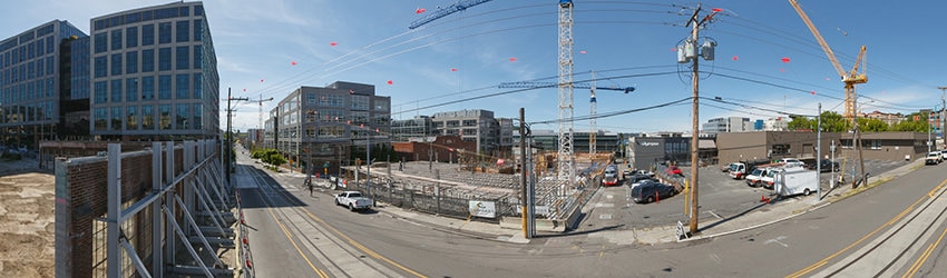 New Construction, Harrison St & Boren Ave, South Lake Union, Seattle WA