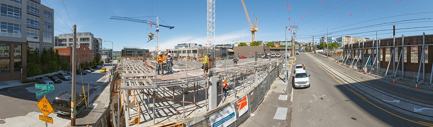 New Construction, Boren Ave & Harrison St, South Lake Union, Seattle WA