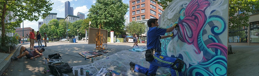 Jonathan Wakuda Fischer, TK Art of the City Art Street Fair, Seattle WA