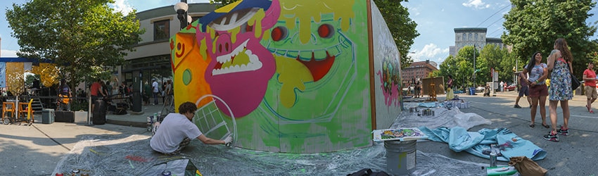 Tyler Stockdale, TK Art of the City Art Street Fair, Seattle WA