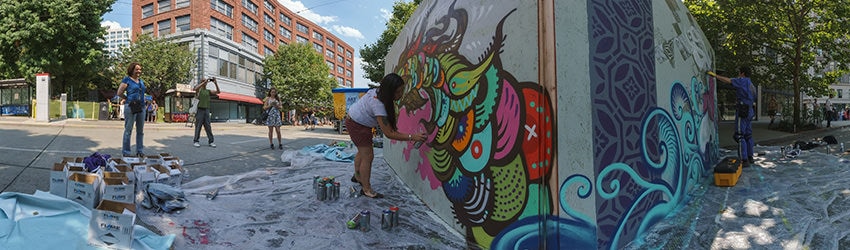 Artists 179 & Jonathan Fischer, TK Art of the City Art Street Fair, Seattle WA