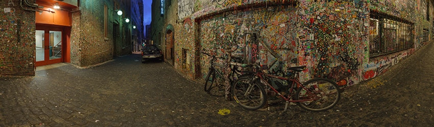 Post Alley at Pike Place Market, Seattle WA