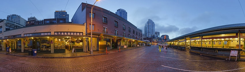 The Original Starbucks Coffee, Pike Place Market, Seattle WA