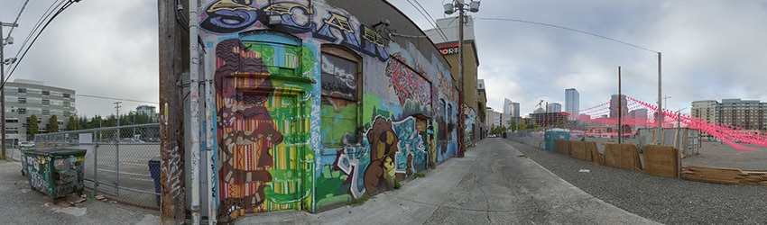 Alley, Cascade Neighborhood, Seattle WA
