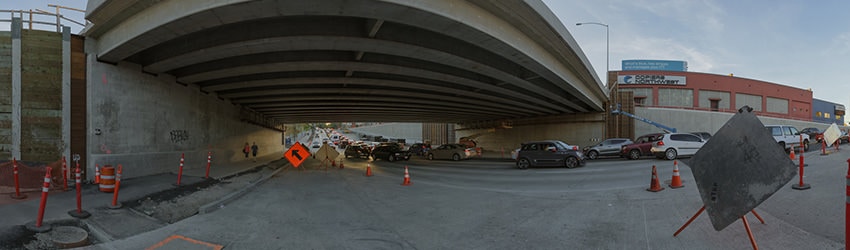 Mercer St Underpass at I-99, South Lake Union, Seattle WA