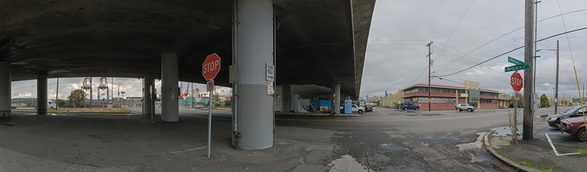 E Marginal Way S & S Hanford St, SODO, Seattle WA