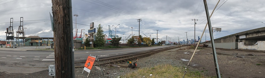 E Marginal Way S & S Hanford St, SODO, Seattle WA