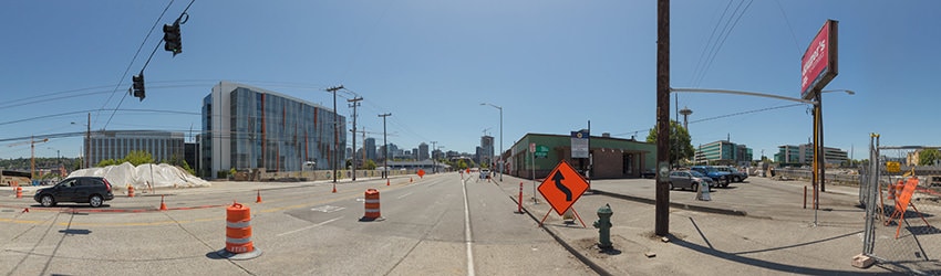 Dexter Ave, S of Mercer St, South Lake Union, Seattle WA