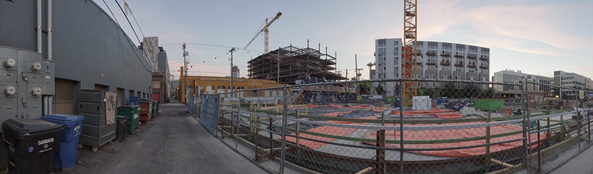 Amazon Phase VII & VIII Construction, 9th Ave & Harrison St, South Lake Union, Seattle WA