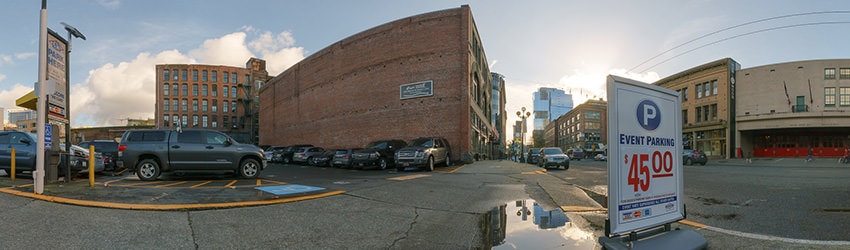 2nd Ave, S of Main St, Pioneer Square, Seattle WA