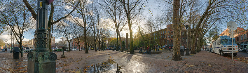 Occidental Park, Pioneer Square, Seattle WA