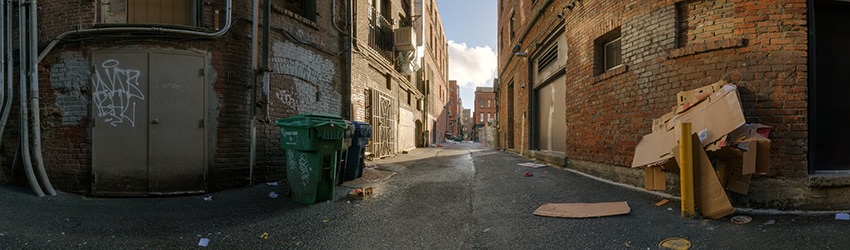 Alley, Pioneer Square, Seattle WA