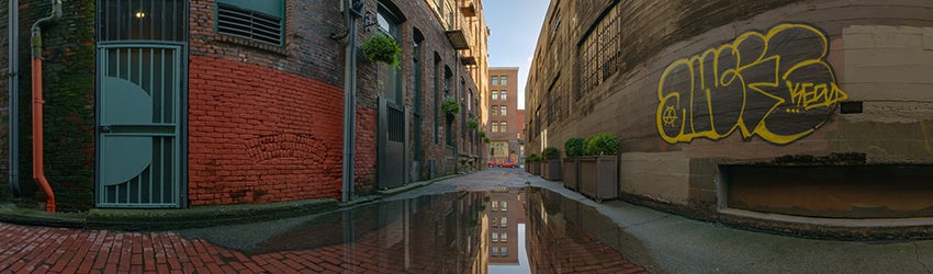 Alley, 1st Ave & Jackson St, Pioneer Square, Seattle WA