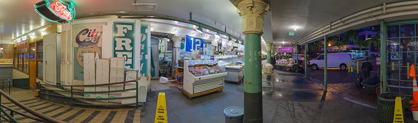 Morning at Pike Place Market, Seattle WA