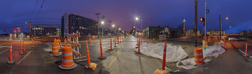 Mercer St & Dexter Ave, South Lake Union, Seattle WA