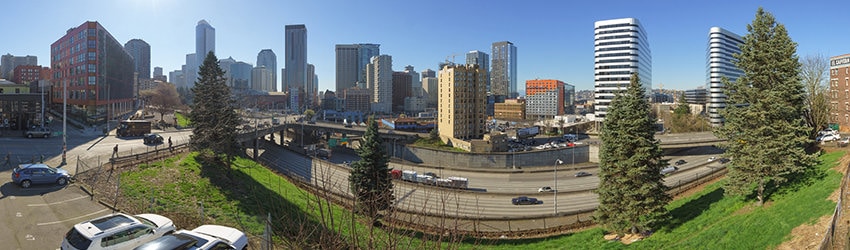 Above Pine St & Minor Ave, Capitol Hill, Seattle WA