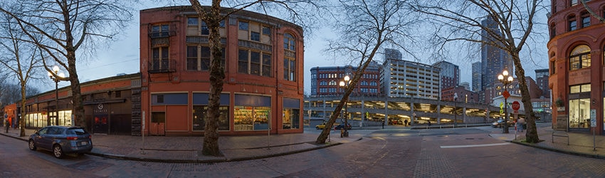 Occidental Ave & Yesler Way, Pioneer Square, Seattle WA