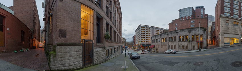 James St, E of 2nd Ave, Pioneer Square, Seattle WA